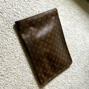 LV Monogram Poche Documents Portfolio Case